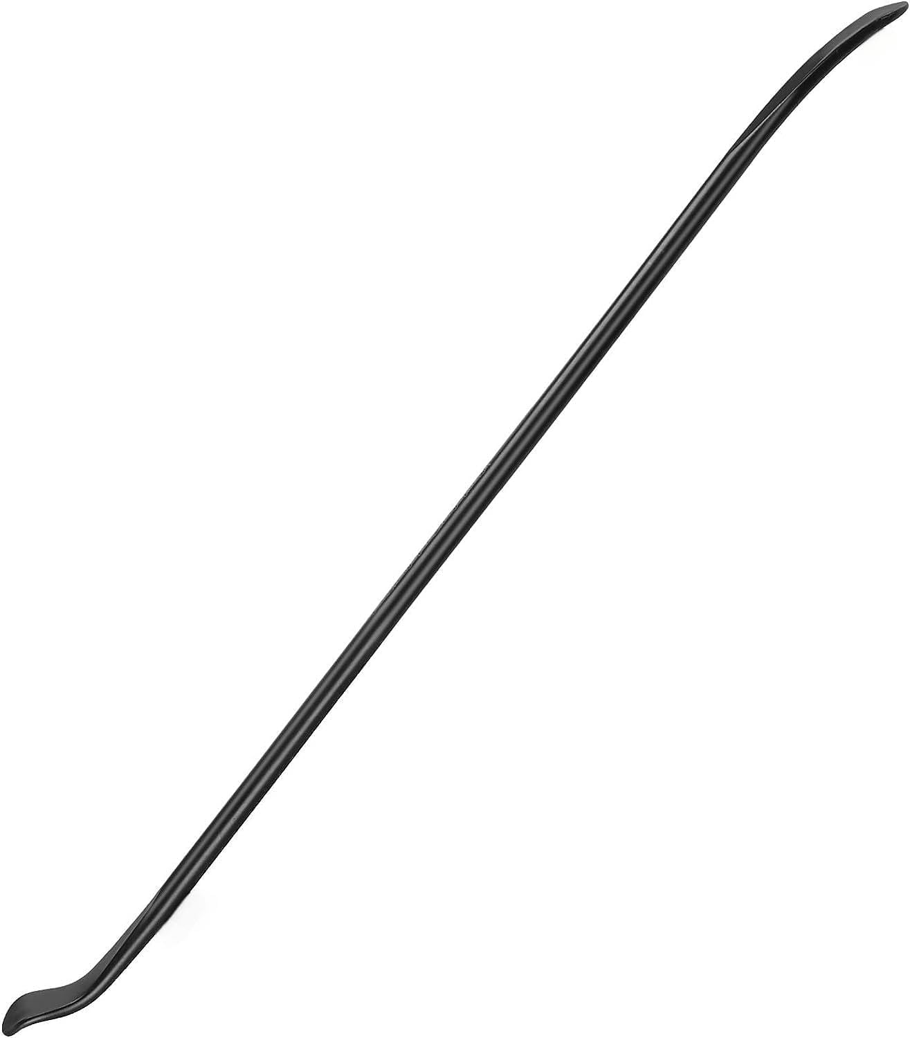2 PCS Tire Mount and Demount Iron, Tire Changing Removal Tool for Tubeless Tires, Tire Bar for Auto or Truck Maintenance, Replace Manual Tire Changer | 38 in x 4/5 in, Black