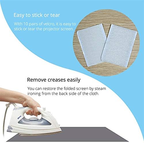 16:9 High Brightness Reflective Projector Screen 60 72 84 100 120 130 Fabric Cloth Screen(60 inch)