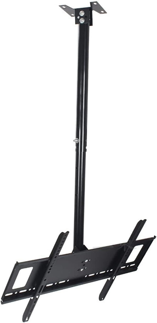 TV Stand TV Unit, Ceiling TV Mount, Adjustable Height Telescoping Tilt and Swivel, TV Pole Holds Up to 82lbs/37.5kg, Max VESA 600x400mm TV Mount TV Stand