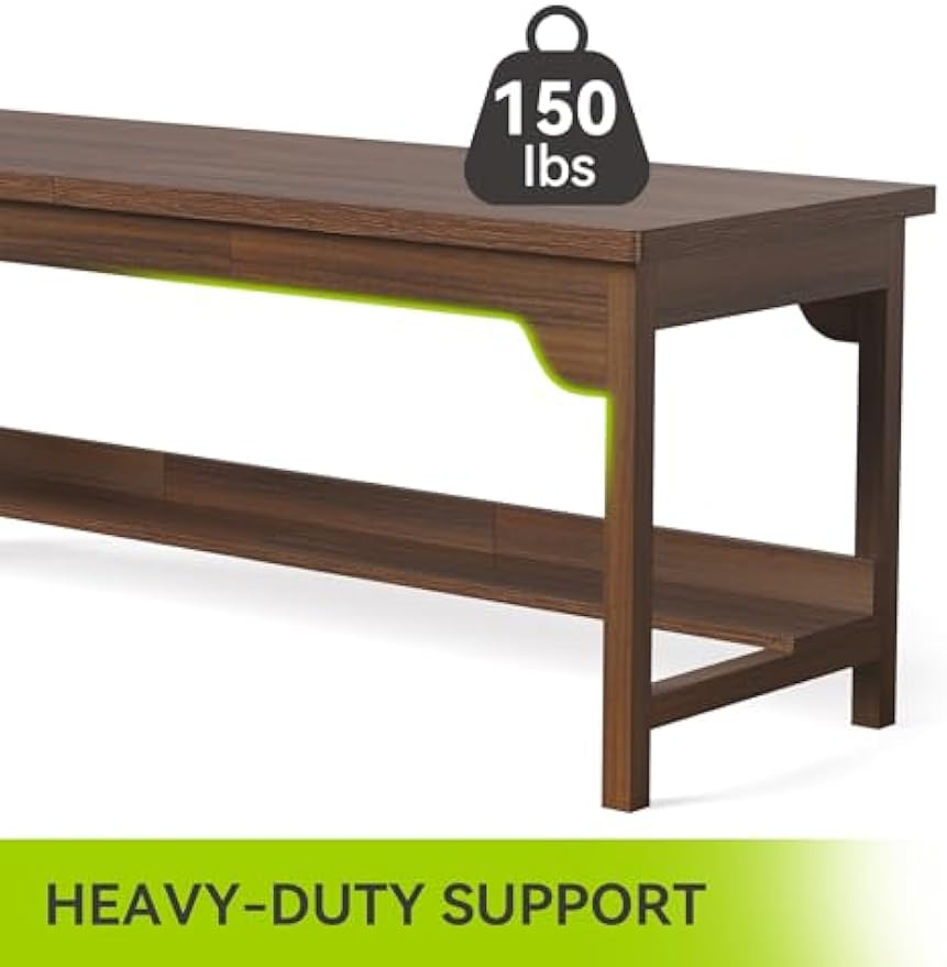 1Easylife 78.74" Extra Long Two-Person Desk, Computer Desk for 2 People, Large Double Desks with Storage Shelf, Writing Study Table Business Workstation for Home Office, Walnut