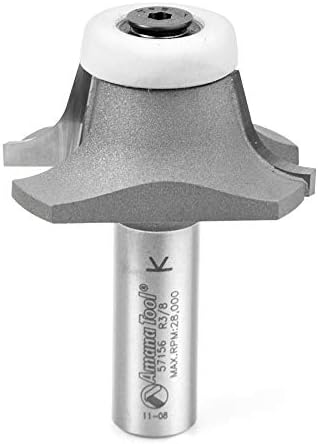 Amana Tool - 57156 Carbide Tipped Undermount Bowl Solid Surface 1-25/32 Dia x 11/16 x 17 D