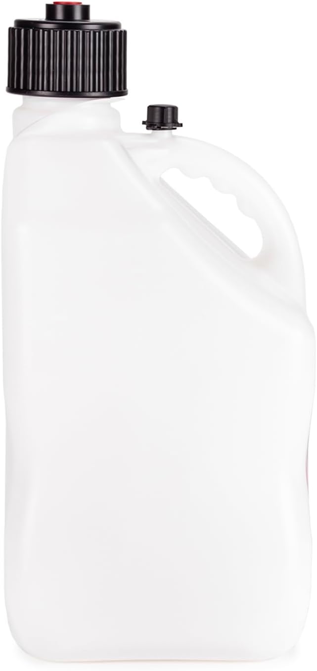 VP Racing 5.5 Gallon Motorsport Container White and Deluxe Hose (3 Pack)