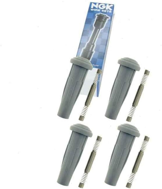 4 pc NGK Ignition Coil Boots compatible with Ford Fusion 2.0L 2.5L L4 2010-2014
