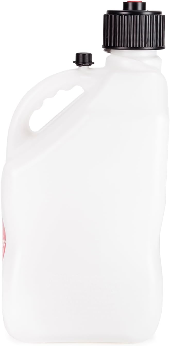 VP Racing 5.5 Gallon Motorsport Container White and Deluxe Hose (3 Pack)