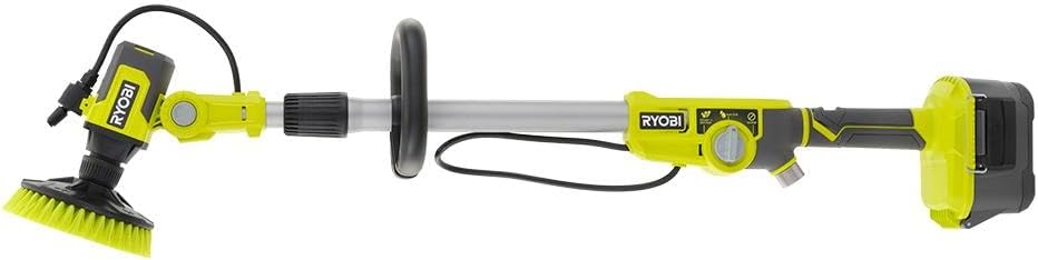 RYOBI ONE+ 18V Cordless Soap Dispensing Scrubber (Tool Only), GREEN, PCL1701B