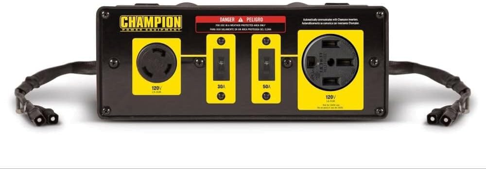 Champion Power Equipment 50-Amp ParaLINK Parallel Kit for Linking Two 2500-Watt or Higher Inverter Generators, RV Ready
