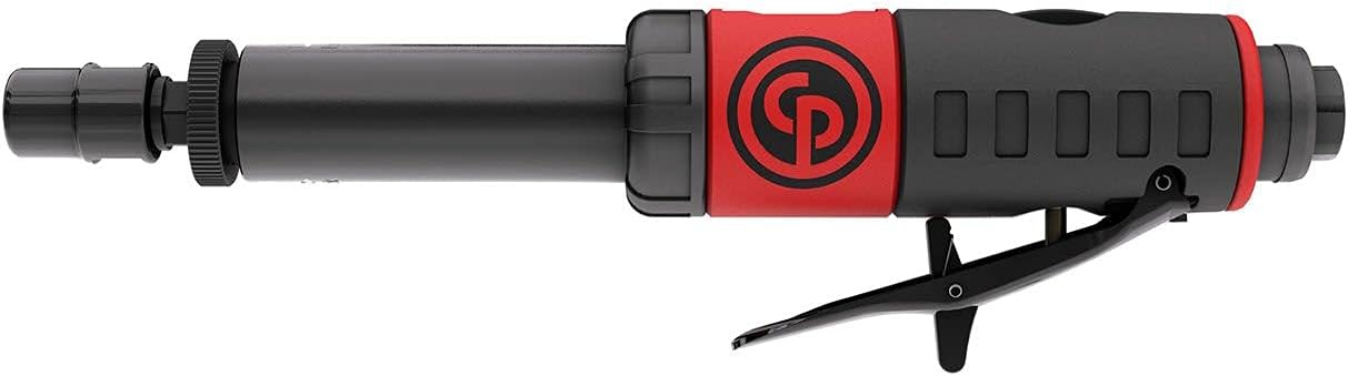Chicago Pneumatic CP7412 - Air Die Grinder Tool, Welder, Woodworking, Automotive Car Detailing, Stainless Steel Polisher, Heavy Duty, Straight, 1/4 Inch (6 mm), 0.56 HP / 420 W - 22000 RPM