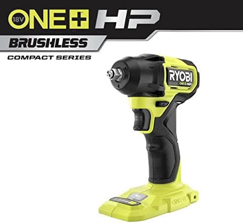 RYOBI 18V ONE+ HP Brushless Cordless Compact 3/8 -inch Impact Wrench (Tool Only)