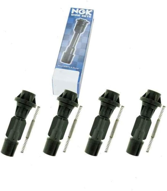 4 pc NGK Ignition Coil Boots compatible with Mazda 3 Sport 2.0L 2.5L L4 2009-2013