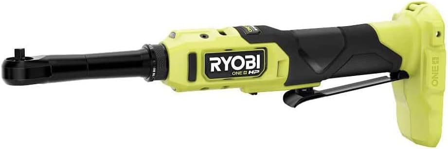 RYOBI ONE+ HP 18V Brushless Cordless 1/4 in. Extended Reach Ratchet (Tool Only) - PBLRC01B