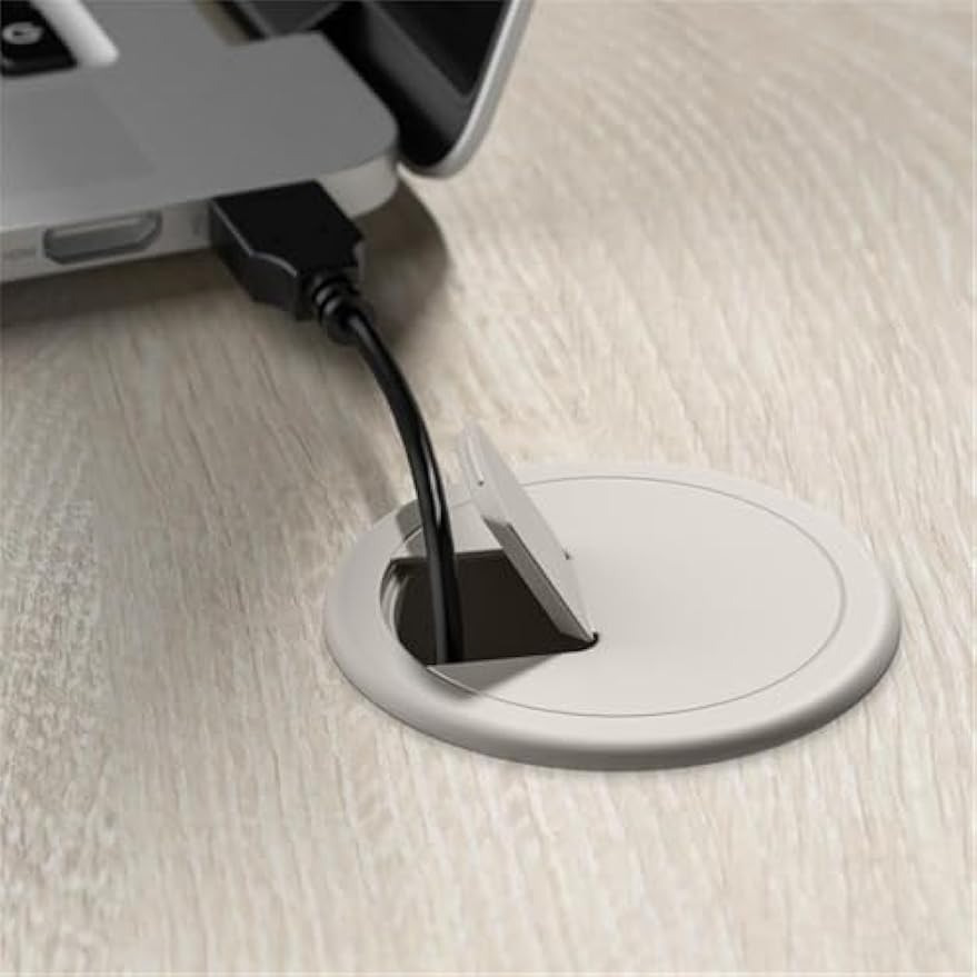 Bush Furniture Lennox 60W Farmhouse L Shaped Desk with Storage Cabinets in Linen White Oak | Corner Computer Table for Home Office Workspace