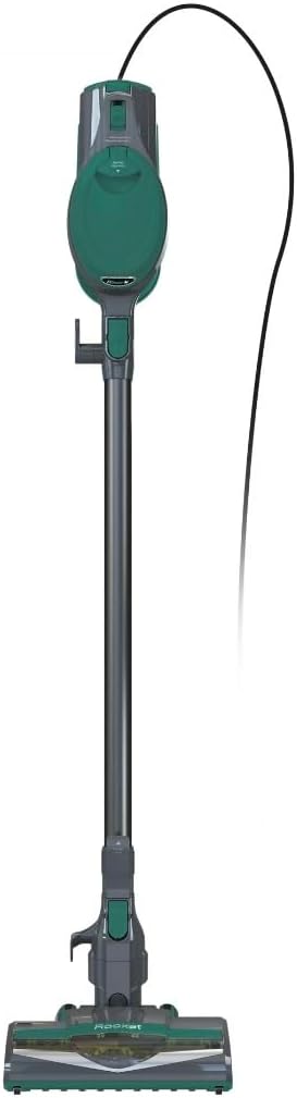 Shark HV322 Rocket Deluxe Pro Corded Stick Vacuum with LED Headlights, XL Dust Cup, Lightweight, Perfect for Pet Hair Pickup, Converts to a Hand Vacuum, with Pet Attachments, Bordeaux/Silver