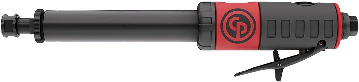 Chicago Pneumatic CP7412 - Air Die Grinder Tool, Welder, Woodworking, Automotive Car Detailing, Stainless Steel Polisher, Heavy Duty, Straight, 1/4 Inch (6 mm), 0.56 HP / 420 W - 22000 RPM