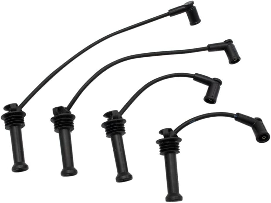 TRQ Ignition Kit Spark Plugs Wire Set Compatible with 2011-2019 Ford Fiesta