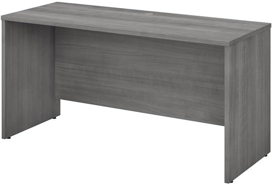 Bush Business Furniture Studio C 60W x 24D Credenza Desk in White, Computer Table for Home or Professional Office