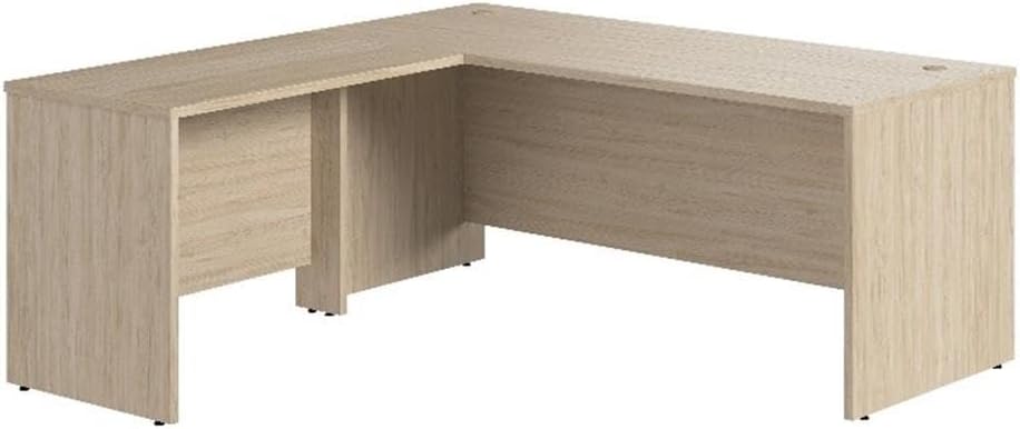 Bush Business Furniture Studio C 72W x 30D L Shaped Desk with 42W Return in Platinum Gray