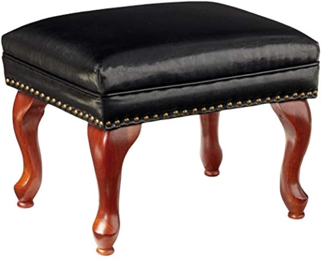 Coaster Home Furnishings - Roberts - Faux Leather Upholstered Wingback Chair and Ottoman Set with Tufted Seat, Nailhead Trim and Rolled Arms - Living Room - Black and Brown - 900262