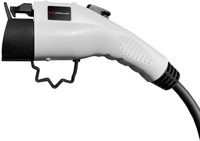 Schumacher Electric SC1455 Level 2 Portable EV Charger - up to 16A, Works with 120V or 240V Outlets, 28-Foot Charging Cable, Charges EVs 3X Faster