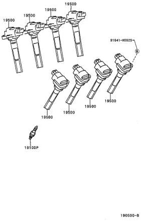 Toyota Genuine Parts - Coil, Ignition (90919-02230)