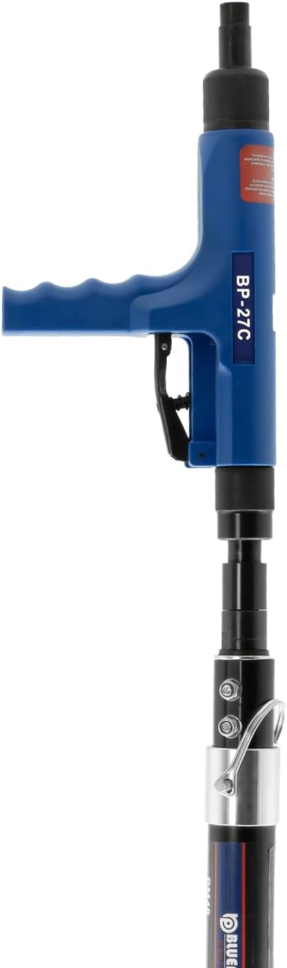 BluePoint Fasteners .27 Caliber Strip Semi-Automatic Feeding Low-Velocity Powder Actuated Ceiling Tool – Model BP-27C. Efficient and precise fastening for overhead applications.