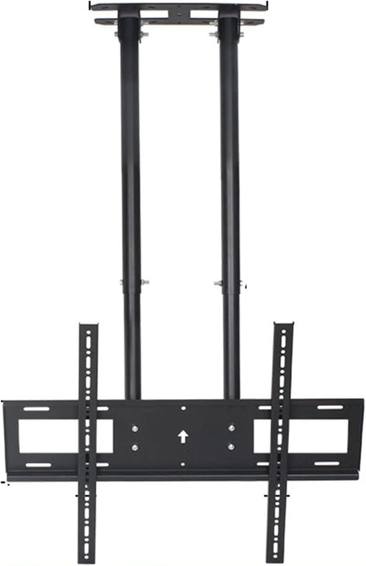 tv mounting Bracket Double Pole TV Lift, Adjustable Height Single Sn TV Mount, Tilt Teles Ceiling TV Mount Bracket tv Stand Mount