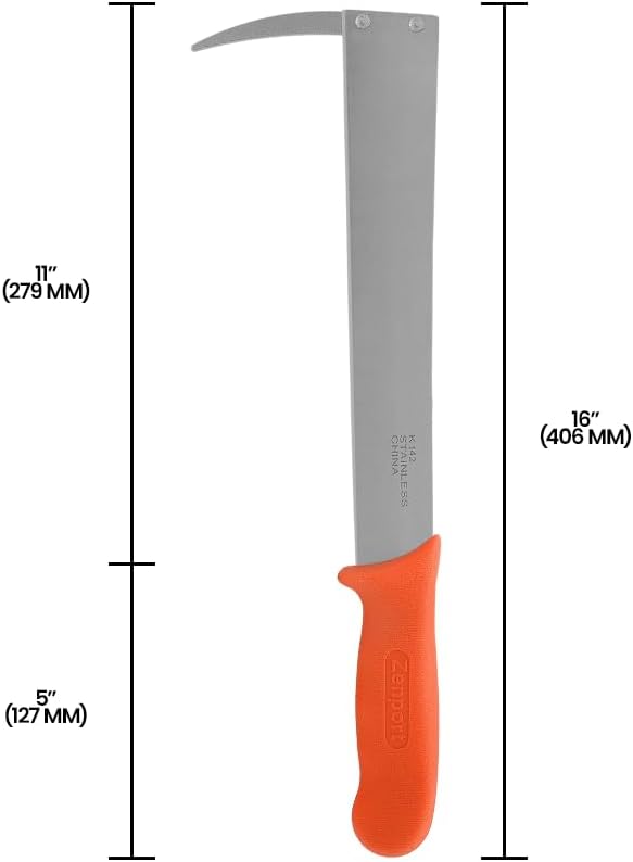 Zenport K142 Beet Knife with Hook, 11-Inch Blade - 12 Pack
