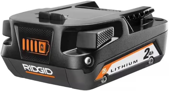 Buho Ridgid 18V Cordless Oscillating Multi-Tool Bundle with 2.0 Ah Battery, Charger, 14-Piece Blade Accessory Kit, Tool Bag & Flashlight