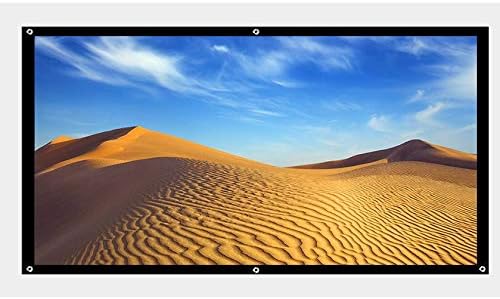 100 Inch 16:9 Outdoor Simple Portable Screen Travel Front & Rear Projection Screen Night Super Thin Projection Screen