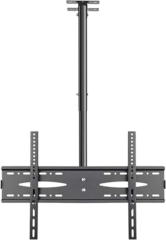 Adjustable Ceiling TV Mount for 45 60 Inch TVs Tilt & Swivel Multi Functional Black TV Bracket Perfect for Home Theater & Space Saving Solutions