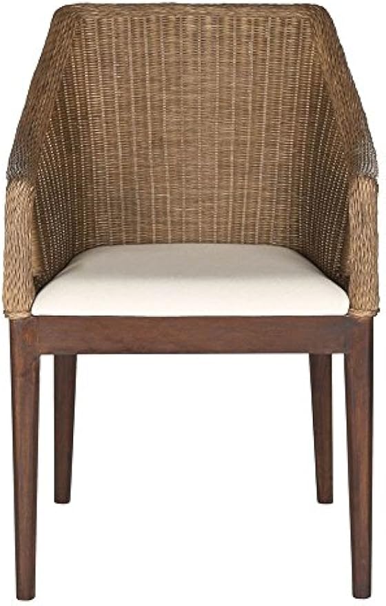 SAFAVIEH Home Collection Enrico Arm Chair, Brown