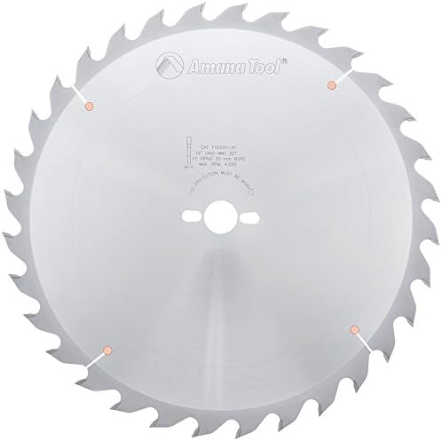 Amana Tool - 716320-30 Carbide Tipped Heavy-Duty Ripping 16" Dia x 32T', 18 Deg, 30M