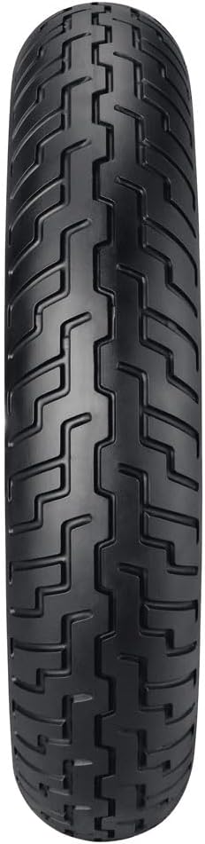130/90-16 (67H) Dunlop D404 Front Motorcycle Tire Black Wall for Yamaha V-Star Classic XVS1100A 2000-2009