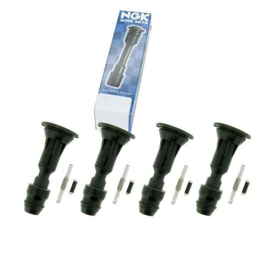 4 pc NGK Ignition Coil Boots compatible with Chevrolet HHR 2.0L 2.2L 2.4L L4 2006-2011