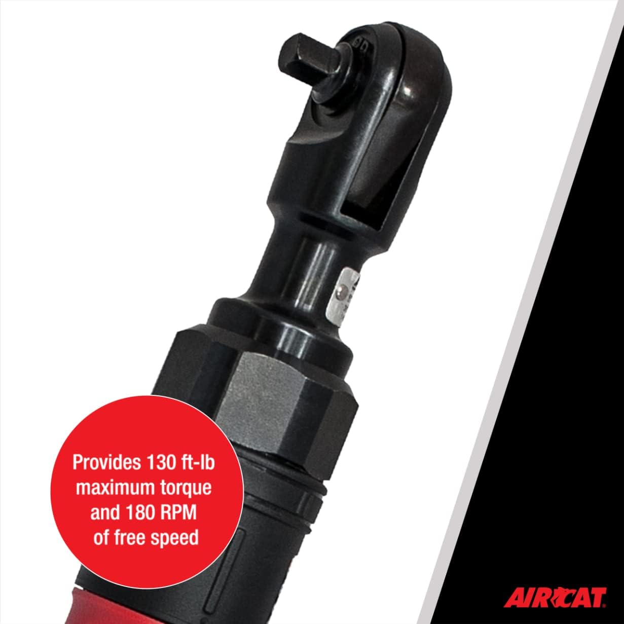 AIRCAT Pneumatic Tools 805-HT-5 High Torque Ratchet Wrench 130 ft-lbs - 1/2-Inch