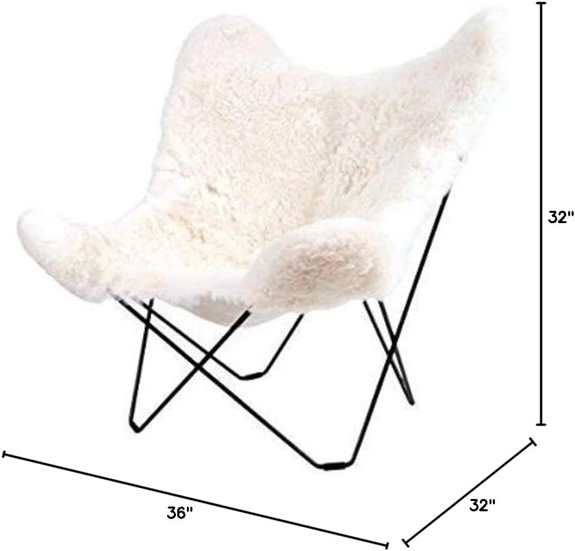 Classic Cover Patagonia Natural Sheepskin Butterfly Chair - Only Cover BKF.