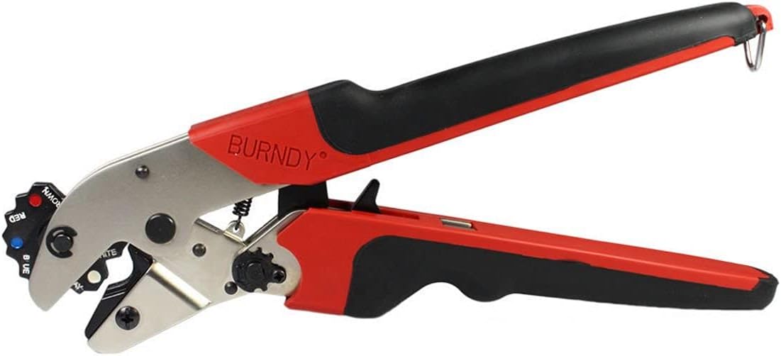 BURNDY Y122CMR HYTOOL Full Cycle Ratcheting Crimper, 12-2 AWG