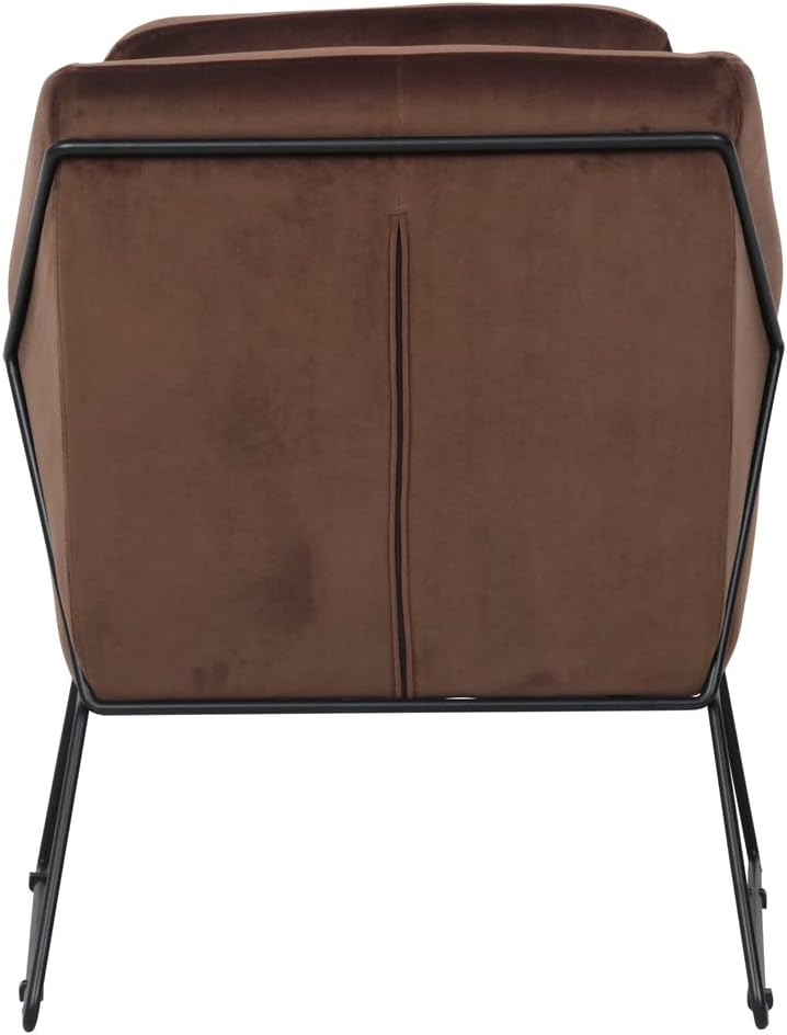 Velvet Accent Armchair - Living Room Chair, Bedroom Chair, Elegant Design, Modern Furniture