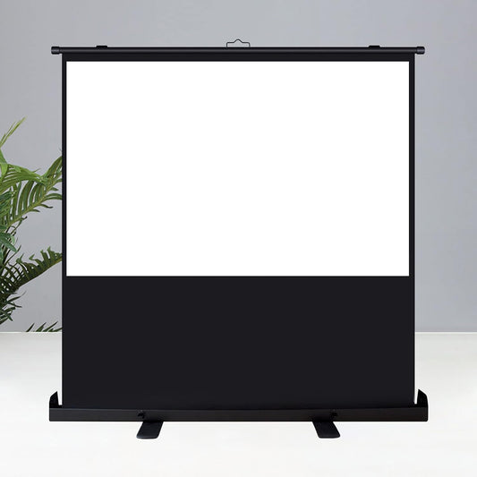 4:3/16:9/16:10 HD Independent Floor-Standing Projection Screen Mobile Portable Projection Screen, Adjustable Screen Height, for Home Theater, Conferences (60 inch 4: 3