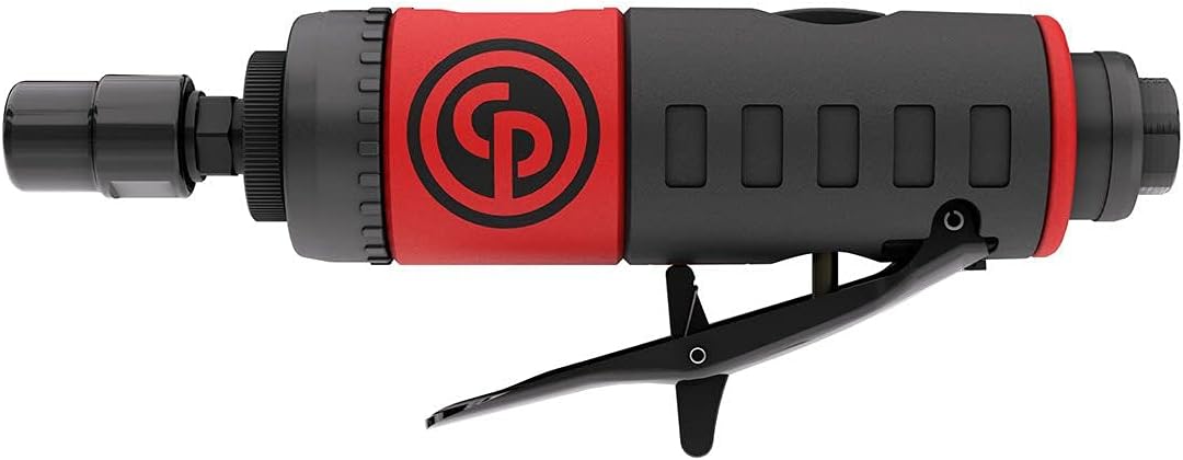 Chicago Pneumatic CP7412 - Air Die Grinder Tool, Welder, Woodworking, Automotive Car Detailing, Stainless Steel Polisher, Heavy Duty, Straight, 1/4 Inch (6 mm), 0.56 HP / 420 W - 22000 RPM