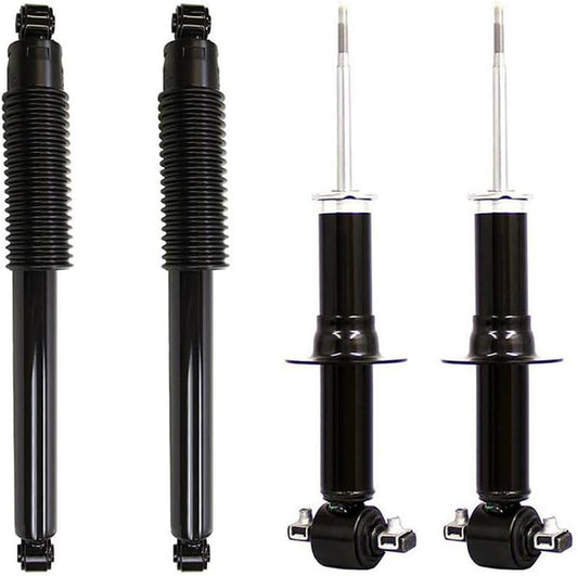 4Pcs Shock Absorber Suspension Strut - Front Rear Struts And Shocks Complete Assembly for Chevrolet Avalanche 2007-2013 for Chevy Avalanche 2007-2013 for Chevrolet Suburban 1500 2007-2014