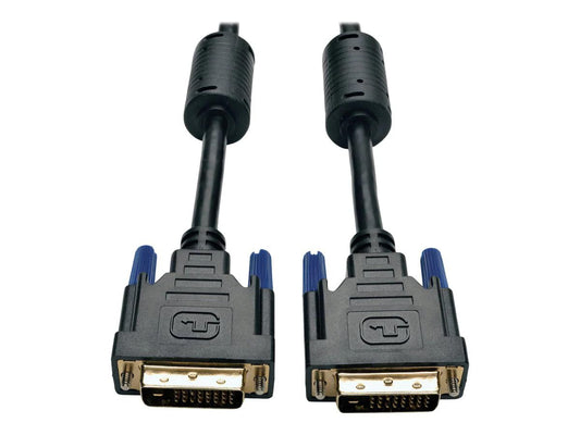 Tripp Lite Eaton Series P560-030 DVI-D Dual Link Cable 30 ft, 2560x1600 9.9Gbps Digital TMDS Monitor Cord, Male to Male, Braid Shielded, RoHS Cloud Care Pre-Configured Bundle Eligible (10 Pack)