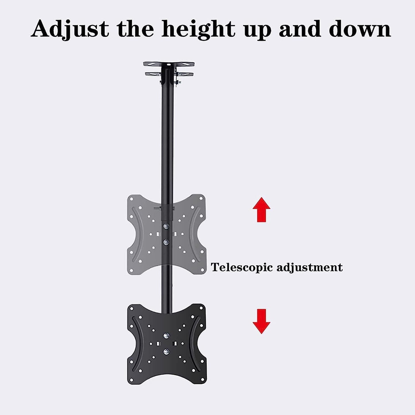 Ceiling TV Mount Bracket for 14 32 Inch Flat and Curved TVs Height Adjustable Hanging TV Mount Stand Holds Up to 40kg