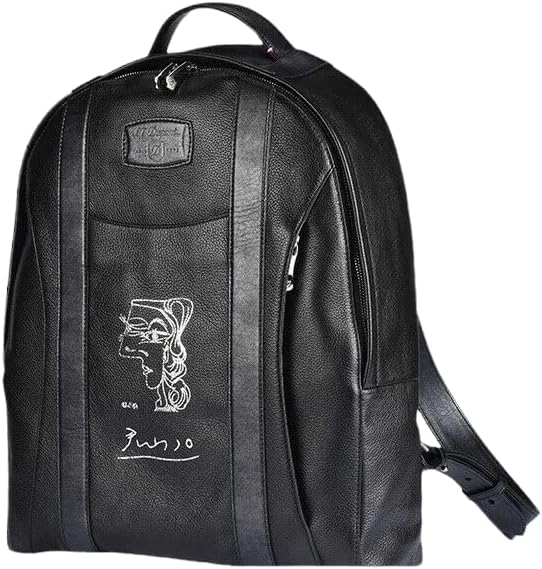 S.T. Dupont Line D Soft Grain Leather Black Backpack Picasso - Profil de Femme, 181266, Large