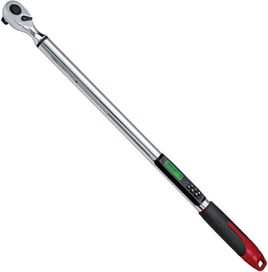 ACDelco ARM303-4A-340 1/2" Heavy Duty Digital Torque Wrench with Buzzer and LED Flash Notification - ISO 6789 Standards with Certificate of Calibration