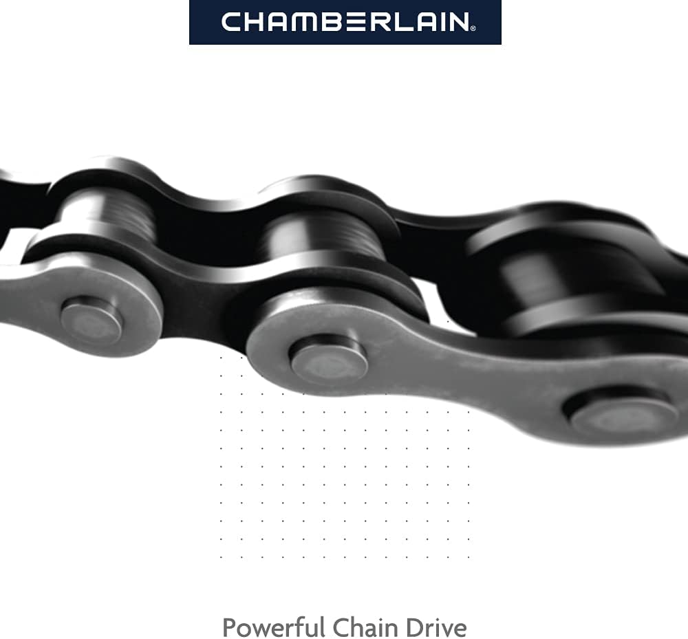 Chamberlain C2212T Smart Wi-Fi Garage Door Opener, 1/2-HP Chain Drive Motor - Quantity 1