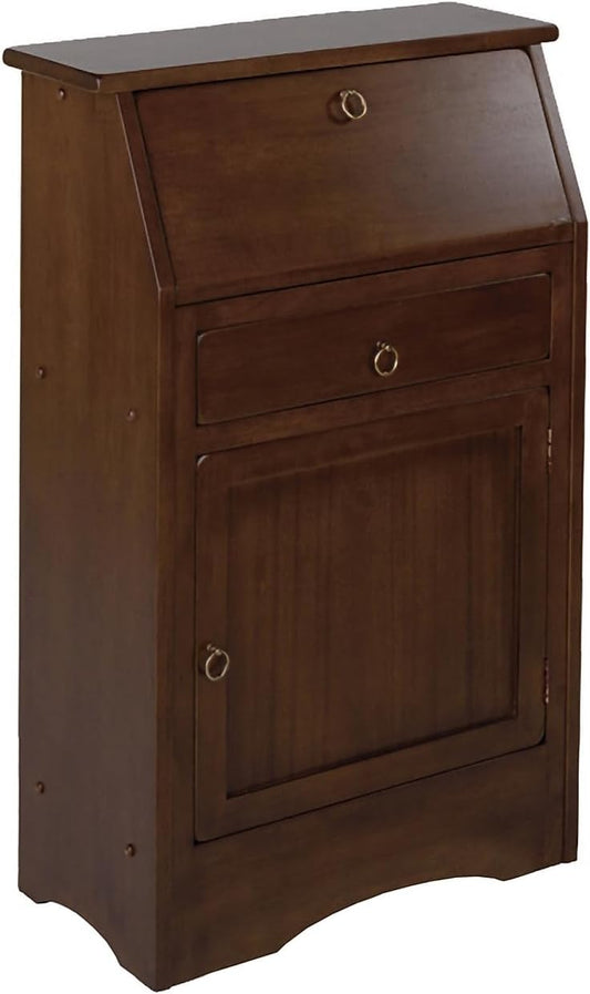 Winsome Regalia Secretary Desk, Antique Walnut