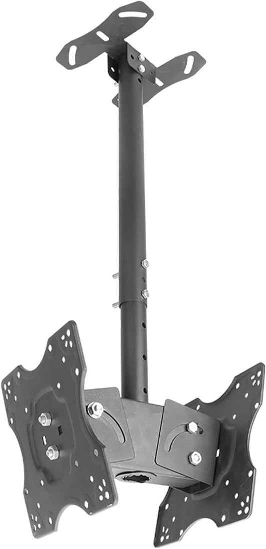 360° Full Motion TV Wall Mount for 20 32 Inch Flat Screens Ceiling Support Bracket Adjustable Tilt & Swivel 1.5m Extension for Optimal Viewing