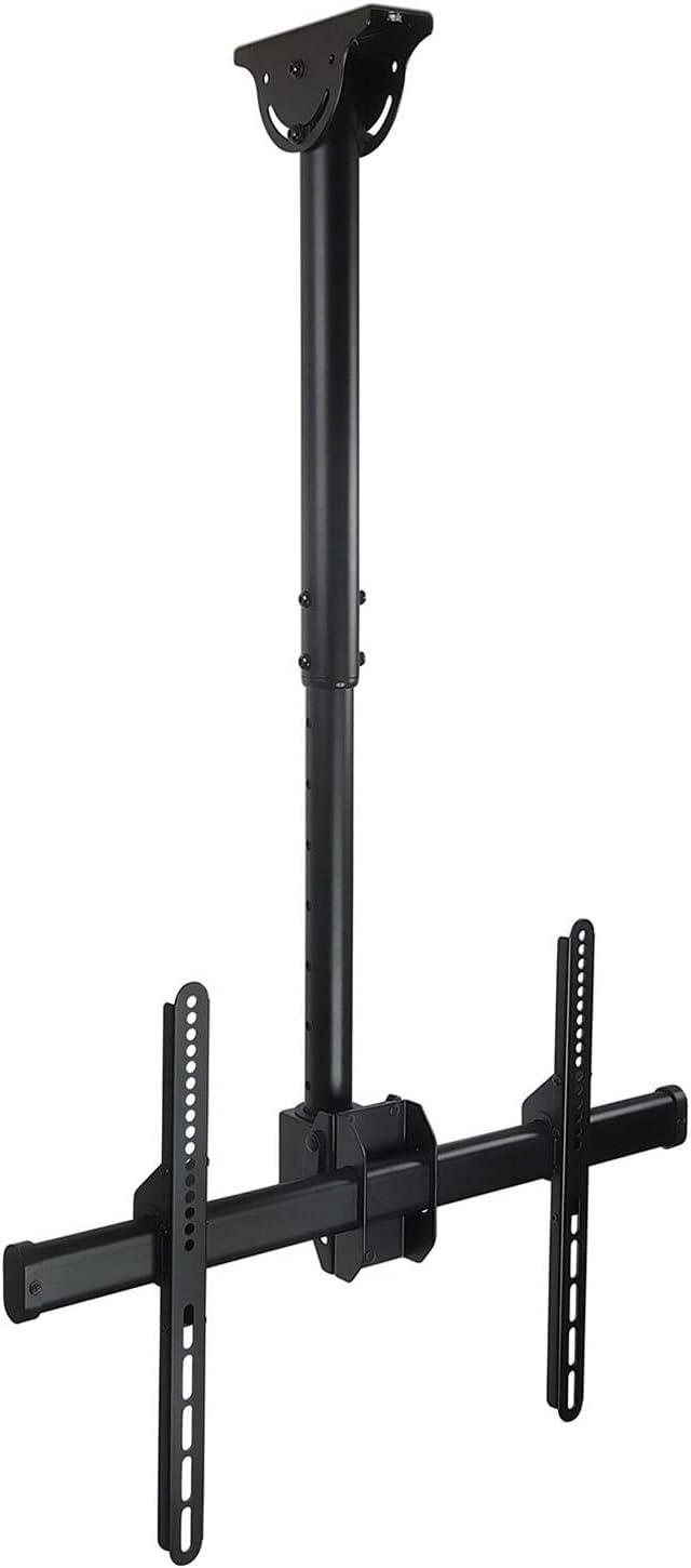 Universal TV Stand, Adjustable Height, Full Motion Rotation Tilting Swiveling, Fits Up to 75 in