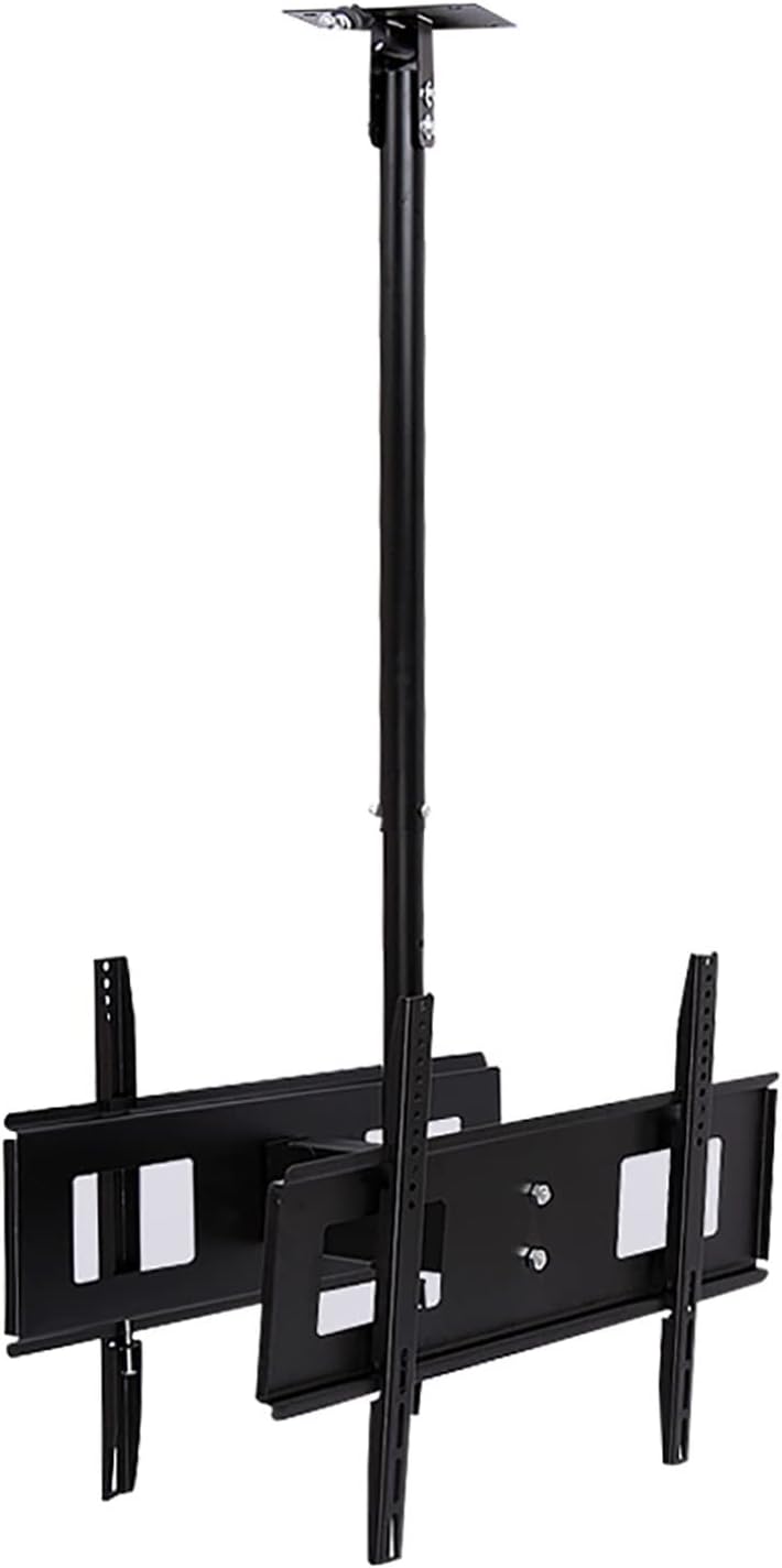 Ceiling TV Mount Bracket Dual Sided Adjustable Tilt & Swivel for 32 65 Inch LED Displays Heavy Duty Support Perfect for Home Theaters and Commercial Spaces