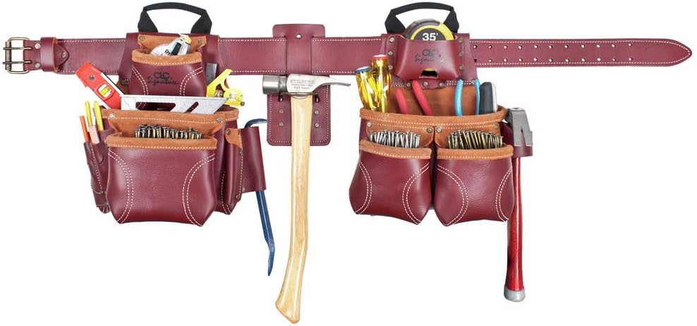 CLC Custom Leathercraft 21453 Signature Elite Heavy Duty Leather Combo System, 18 Pocket
